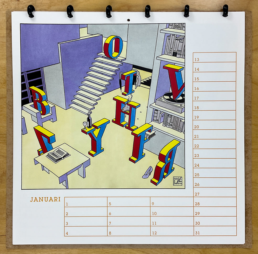 De Boeken Verjaardagkalender - Calendar