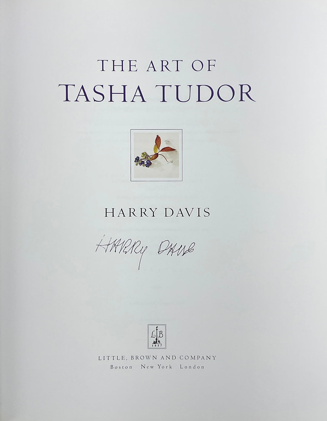 The Art of Tasha Tudor (2000) First Signed with a Drawing