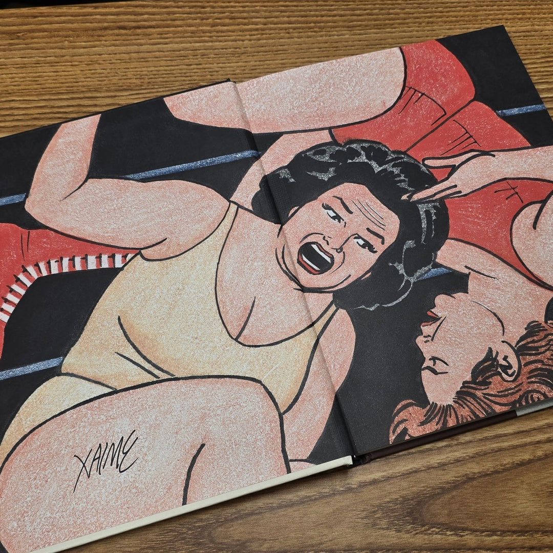 Queen of the Ring: Wrestling Drawings by Jaime Hernandez 1980-2020 - Signed