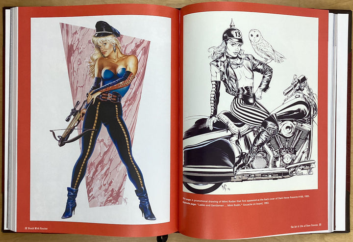 Brush with Passion: The Art and Life of Dave Stevens - Signed & Numbered Leather-Bound Edition