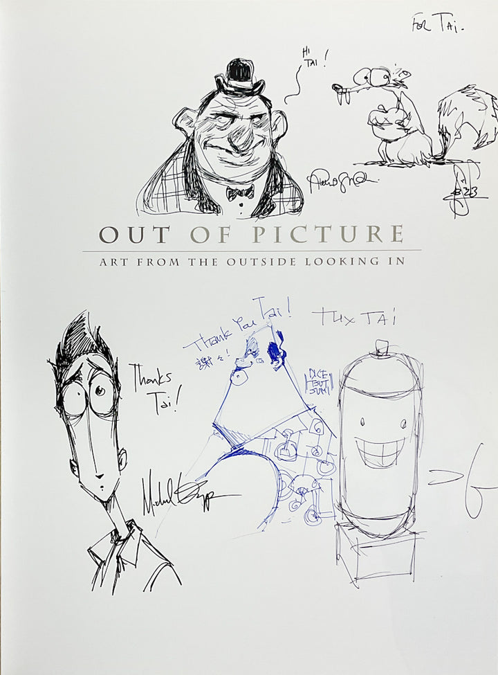 Out of Picture: Art From the Outside Looking In - Inscribed with 4 Drawings