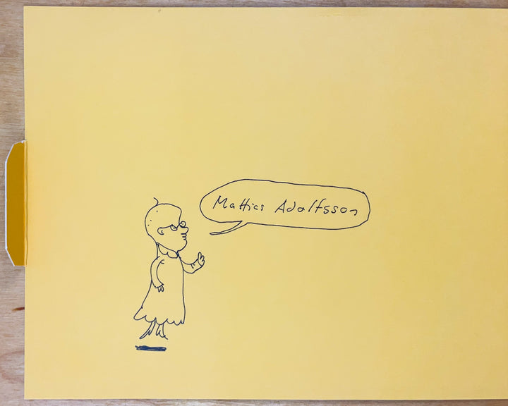 The Second in Line - From the Sketchbooks of Mattias Adolfsson (2013) First Edition - Signed with a Drawing
