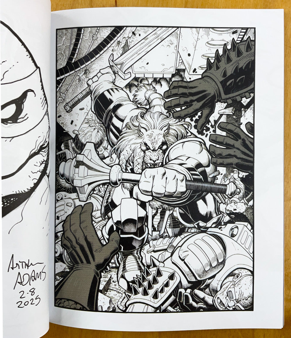 Arthur Adams 2025 Sketchbook - Signed & Numbered Foil Stamped Edition