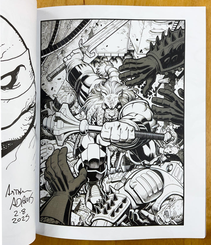 Arthur Adams 2025 Sketchbook - Signed & Numbered Foil Stamped Edition