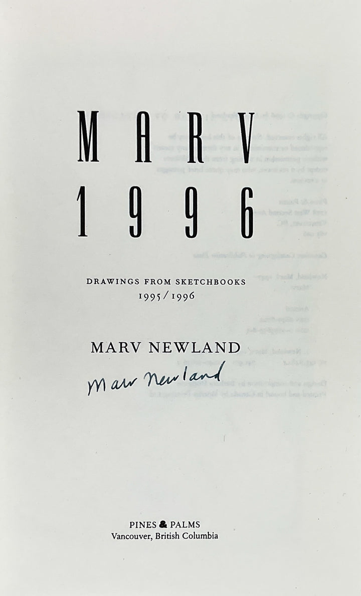 Marv 1996: Drawings From Sketchbooks (Signed)