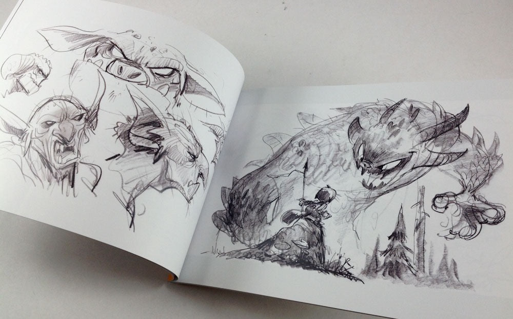 John Nevarez Lucca 2017 Sketch Book (Very Fine)