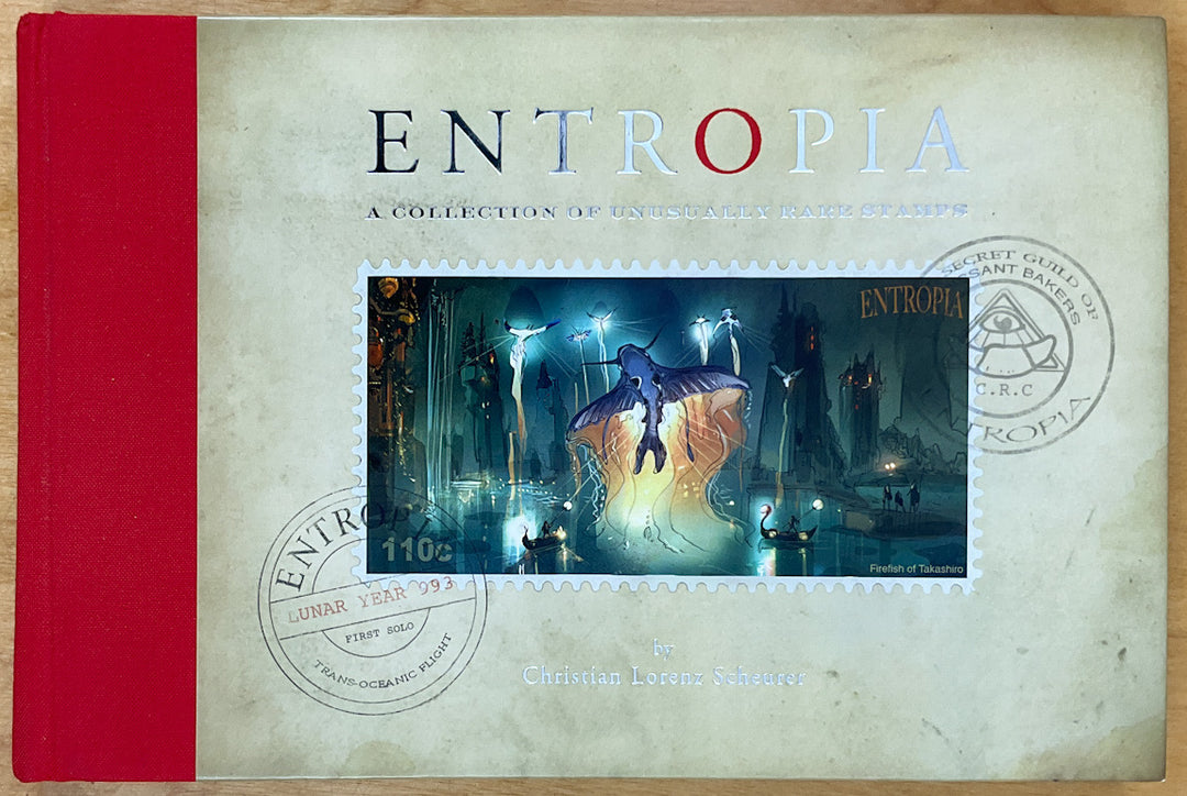 Entropia: A Collection of Unusually Rare Stamps - Inscribed with a Drawing