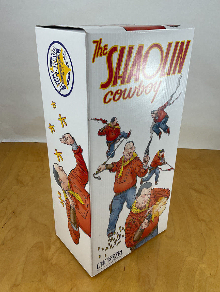 The Shaolin Cowboy 14" Designer Vinyl Action Figure by Geof Darrow Blue Rio Bravo Edition