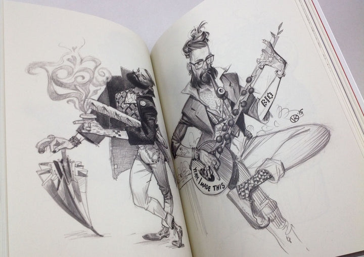 Inspire: Collected Drawings, Paintings & Digital Works of Viktor Kalvachev - Deluxe Edition - Signed