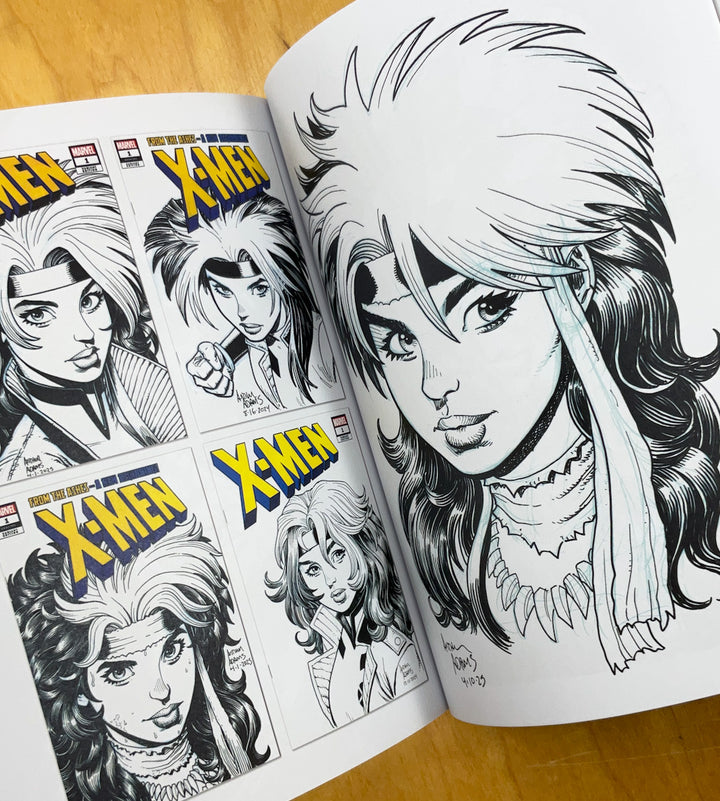 Arthur Adams 2025 Sketchbook - Signed & Numbered Foil Stamped Edition