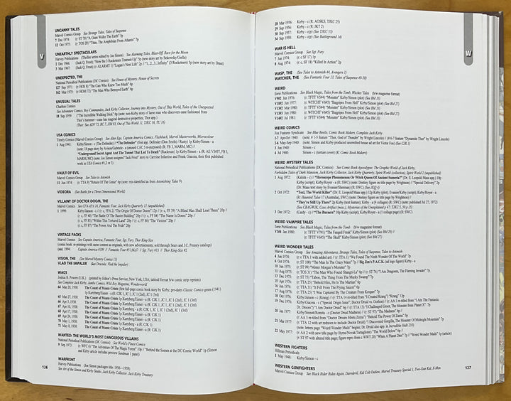 Jack Kirby Checklist Centennial Edition - Limited Hardcover