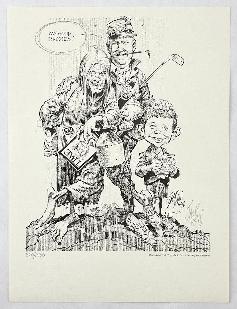 The National Cartoonists Society Presents The Portfolio of Fine Comic Art (1982) Signed & Numbered