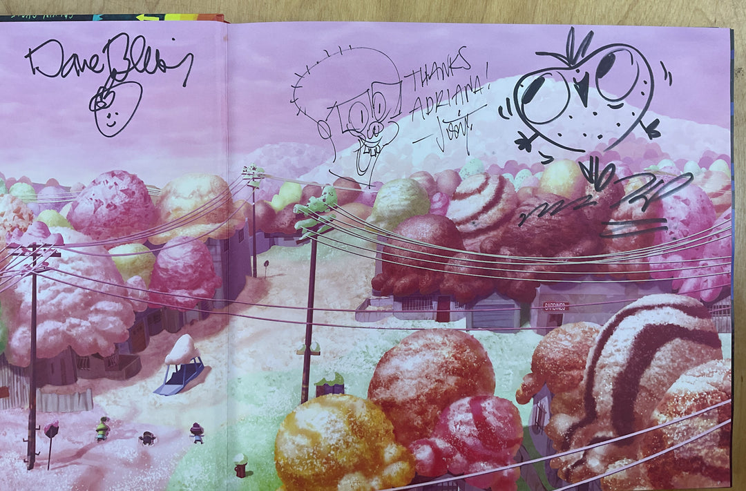 The Art and Making of Cloudy with a Chance of Meatballs - Signed by Four Artists with Drawings