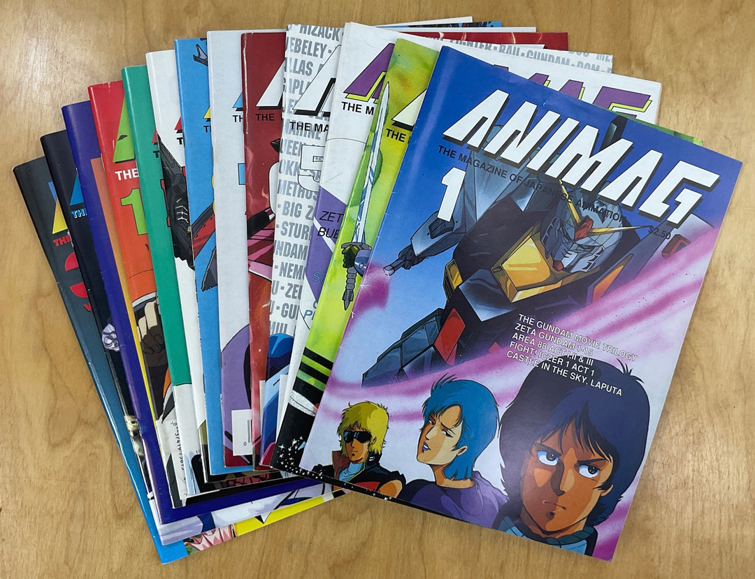 Animag: The Magazine of Japanese Animation - 13 Issue Lot