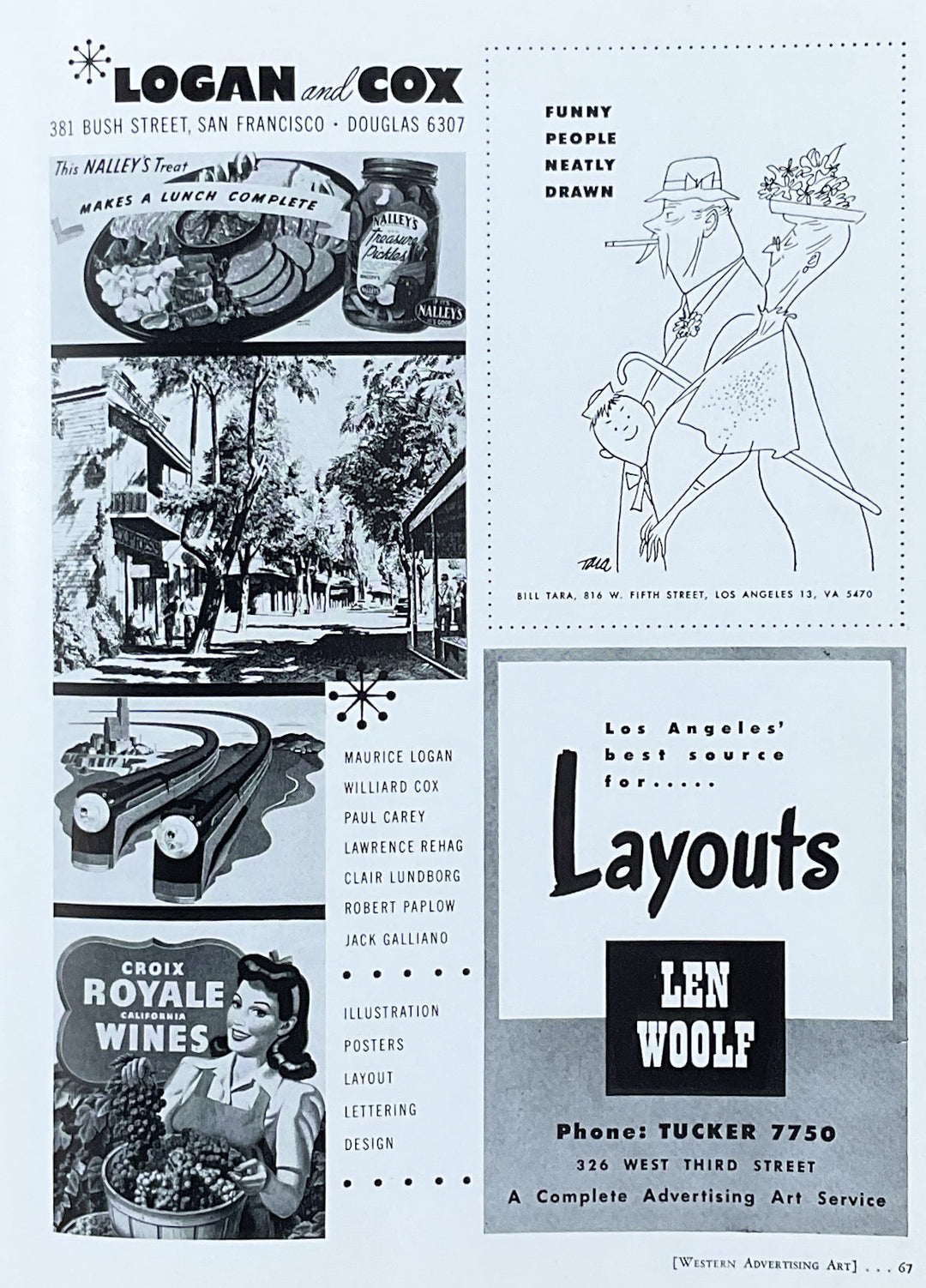 Western Advertising Art 1946
