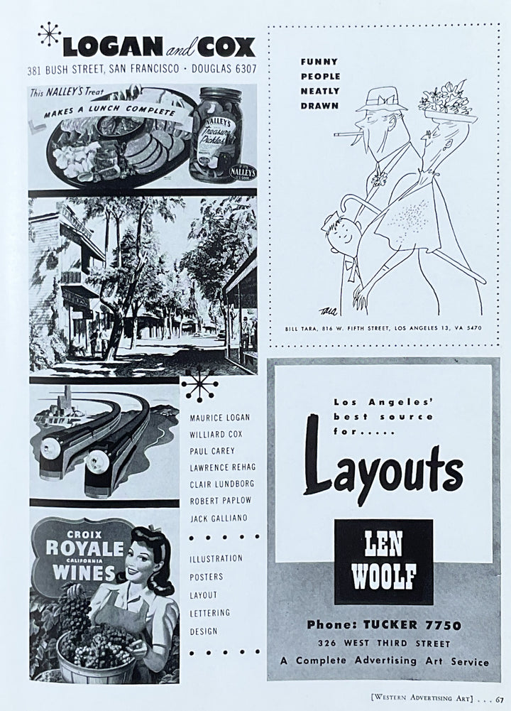Western Advertising Art 1946