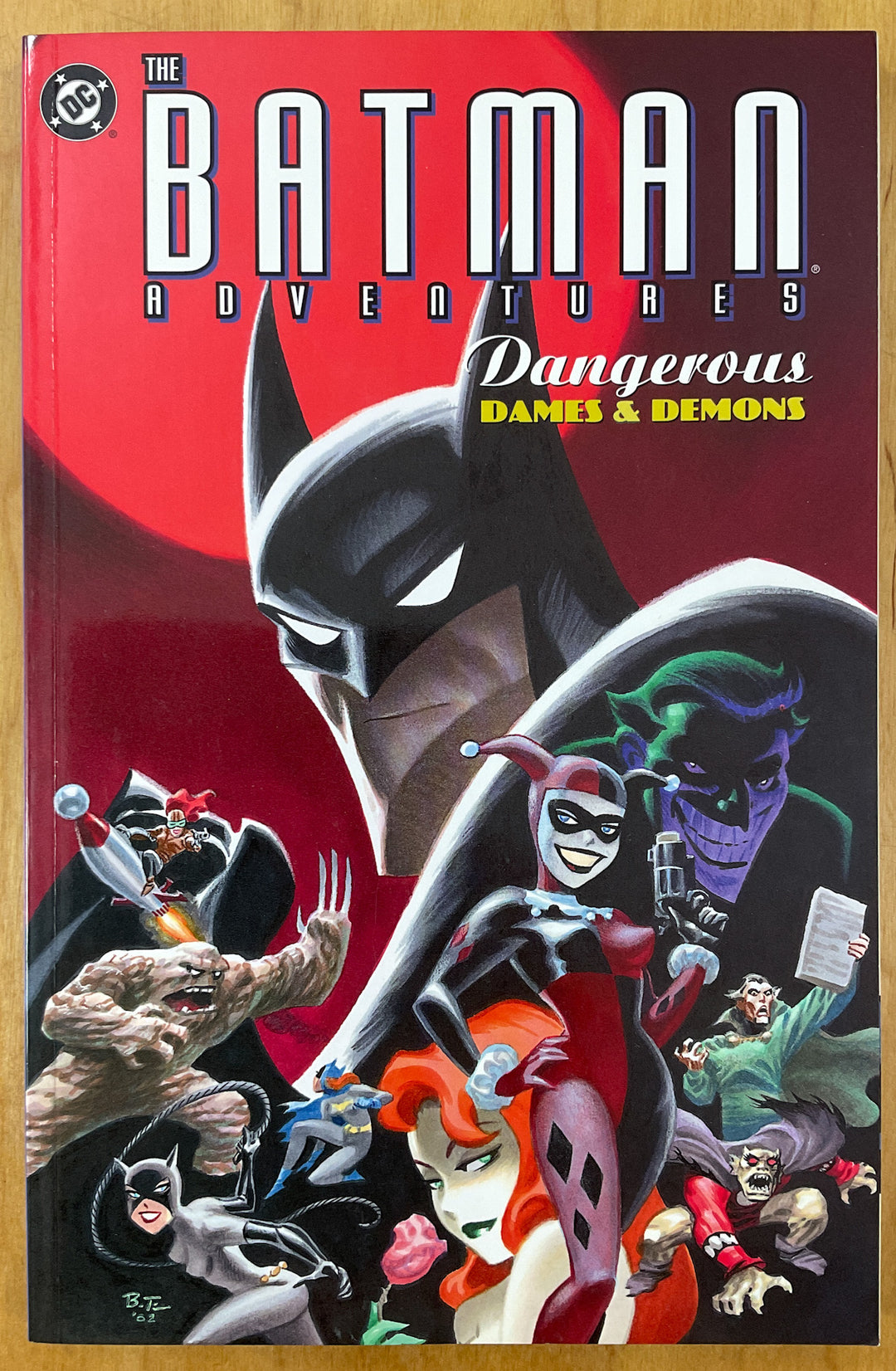 Batman Adventures: Dangerous Dames and Demons (2003) First Printing Signed with a Drawing