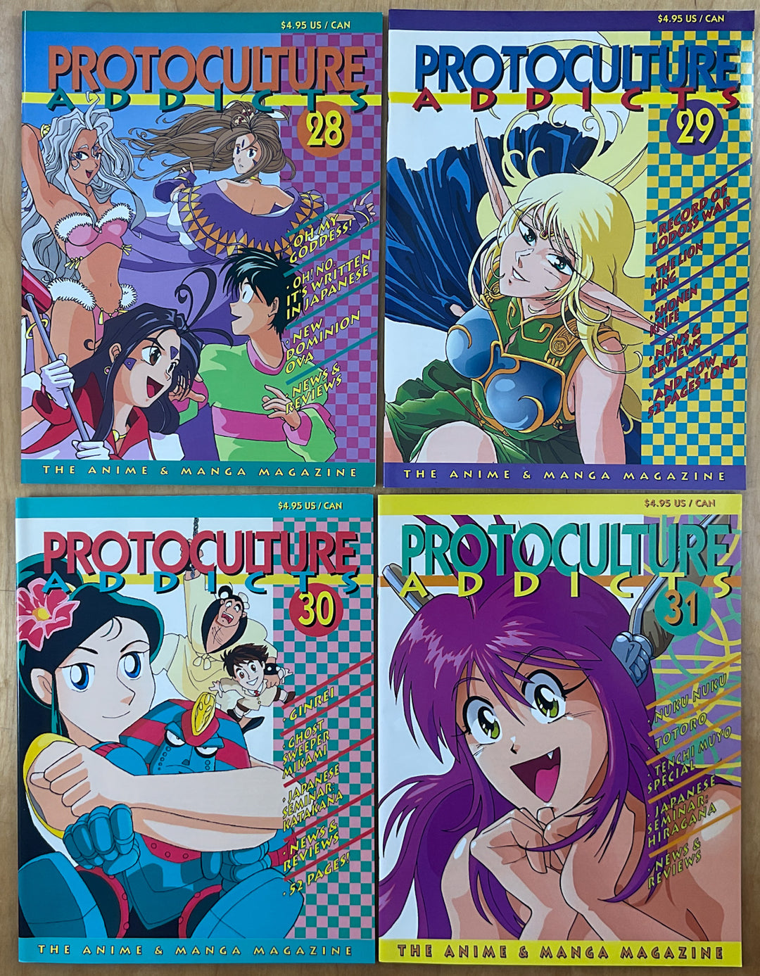 Protoculture Addicts - The anime & Manga Magazine - 19 Issue Lot