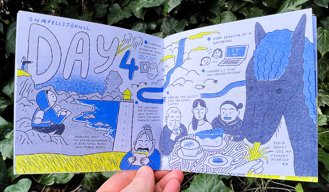 Iceland Travel Zine by Min Heo
