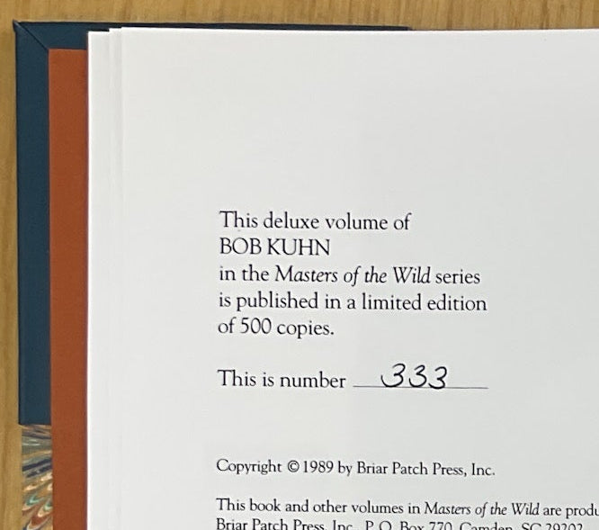 The Art of Bob Kuhn - Masters of the Wild Series - Signed & Numbered Deluxe Edition