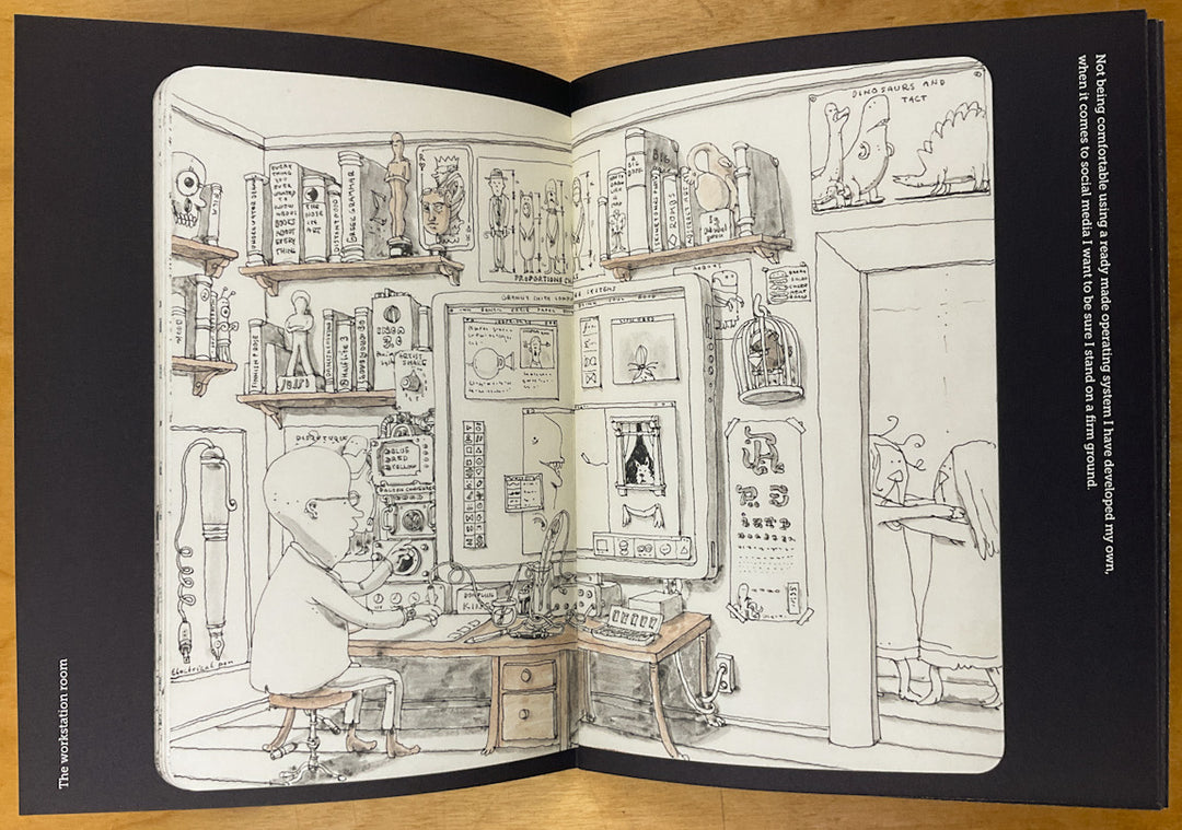 The Second in Line - From the Sketchbooks of Mattias Adolfsson (2013) First Edition - Signed with a Drawing