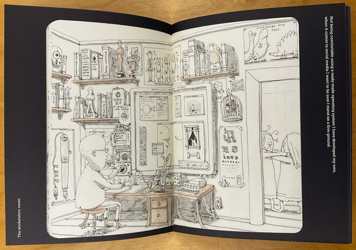 The Second in Line - From the Sketchbooks of Mattias Adolfsson (2013) First Edition - Signed with a Drawing