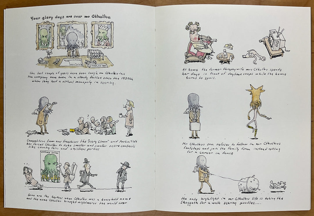 The Second in Line - From the Sketchbooks of Mattias Adolfsson (2013) First Edition - Signed with a Drawing