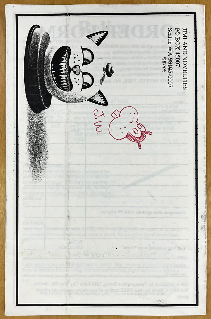 Jimland Novelties Catalog 2 - Signed with a Drawing