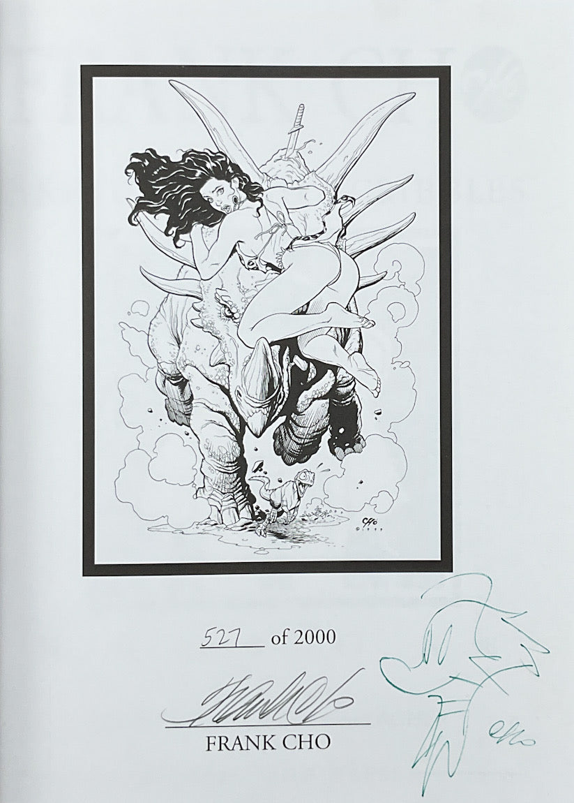 Frank Cho - Sketches and Scribbles, Book 1 - Signed & Numbered with a Sketch