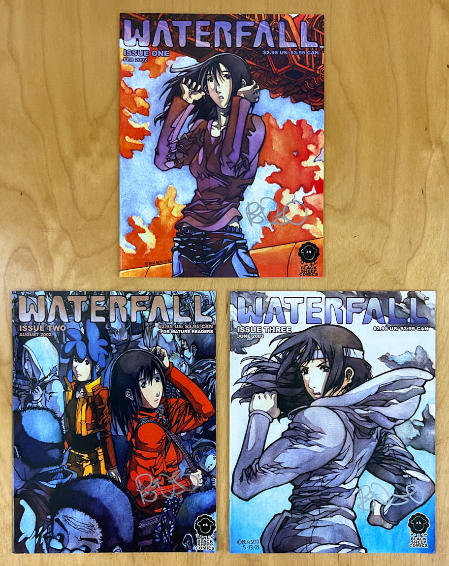 Waterfall #1-3 - Signed