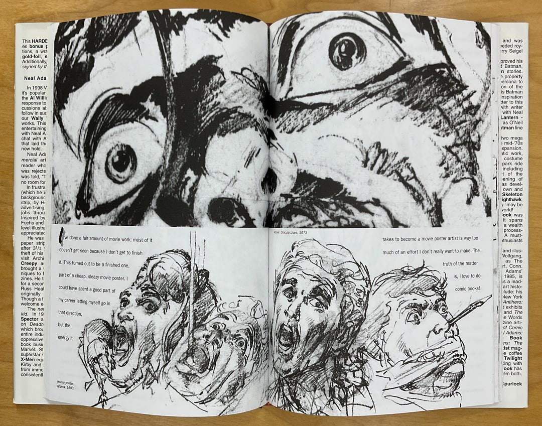 Neal Adams: The Sketch Book - Signed & Numbered Hardcover