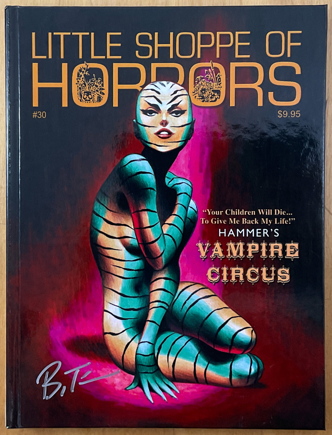 Little Shoppe of Horrors #30 - Hardcover Signed by Bruce Timm
