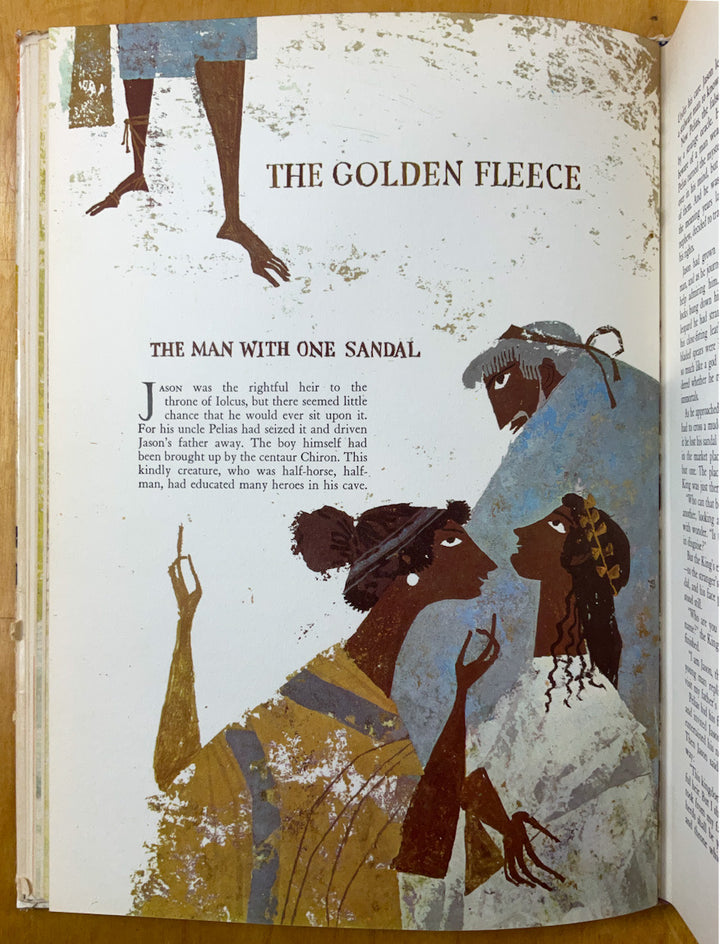 The Golden Treasury of Myths and Legends - A Giant Golden Book Deluxe Edition - First Printing in Dustjacket