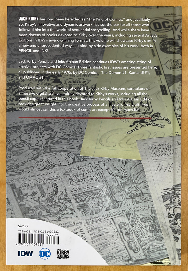 Jack Kirby Pencils and Inks Artisan Edition