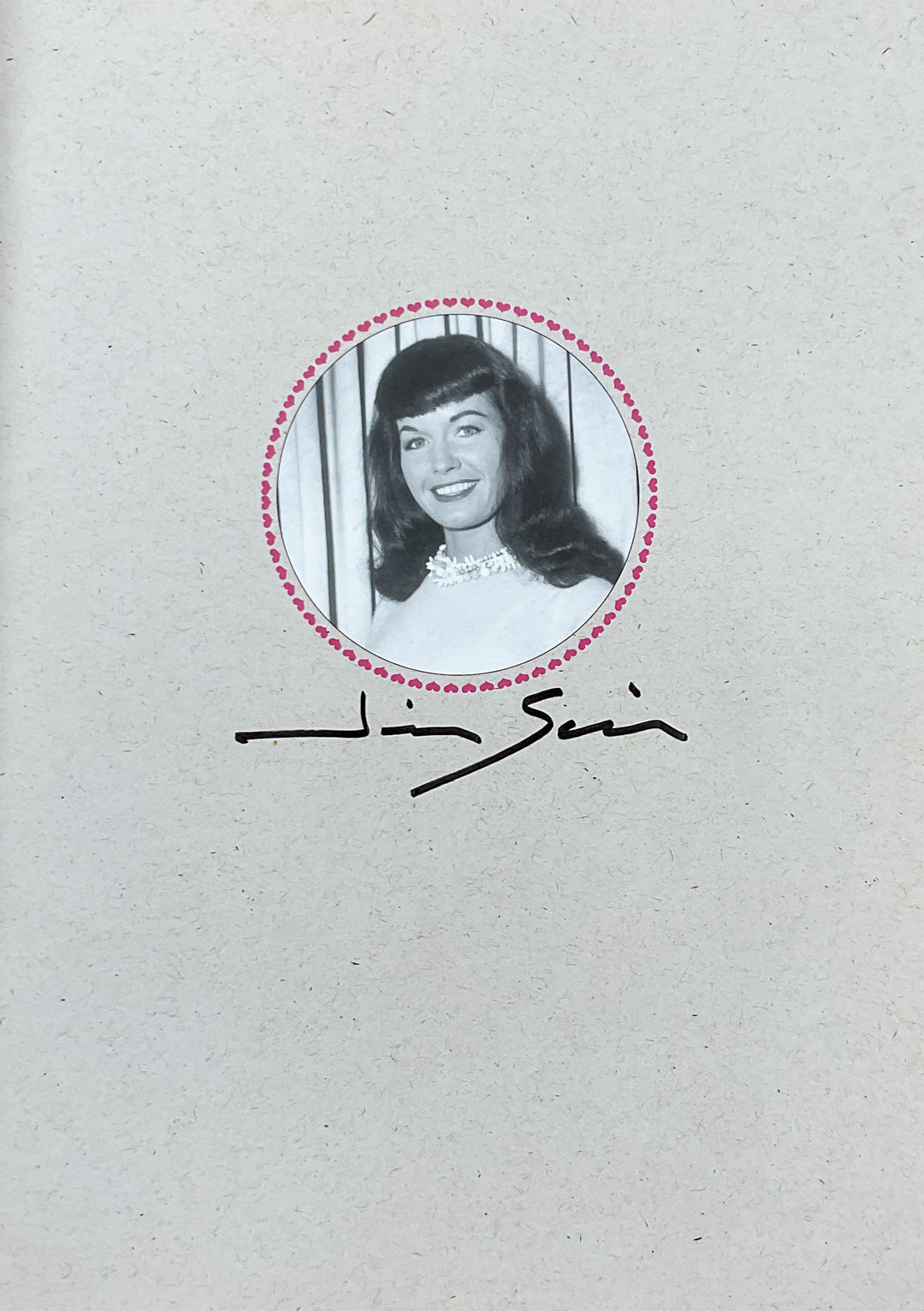 Bettie Page, Queen of Hearts - Signed