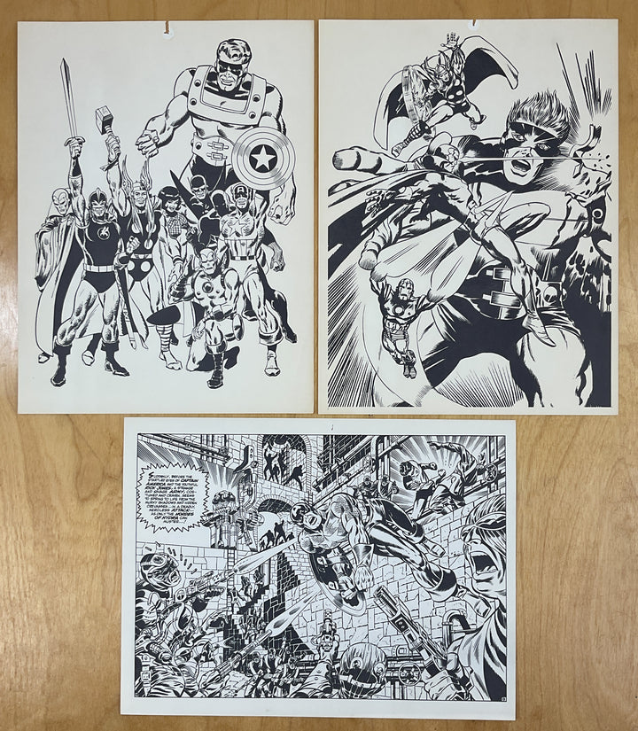Marvelmania Comic Artists Inking and Coloring Kit