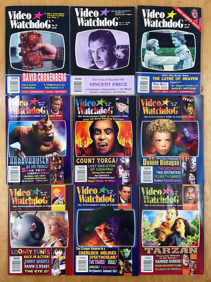 Video Watchdog Lot - 134 issues