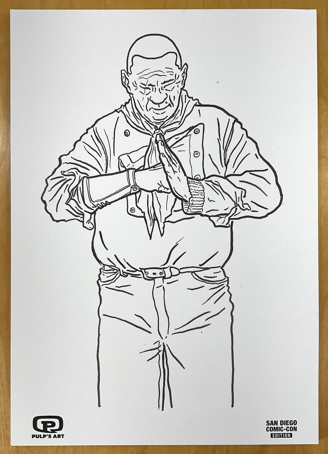 Shaolin Cowboy: Staying A.I.Live #1-2 Oversize B&W Edition- Signed - Near Fine