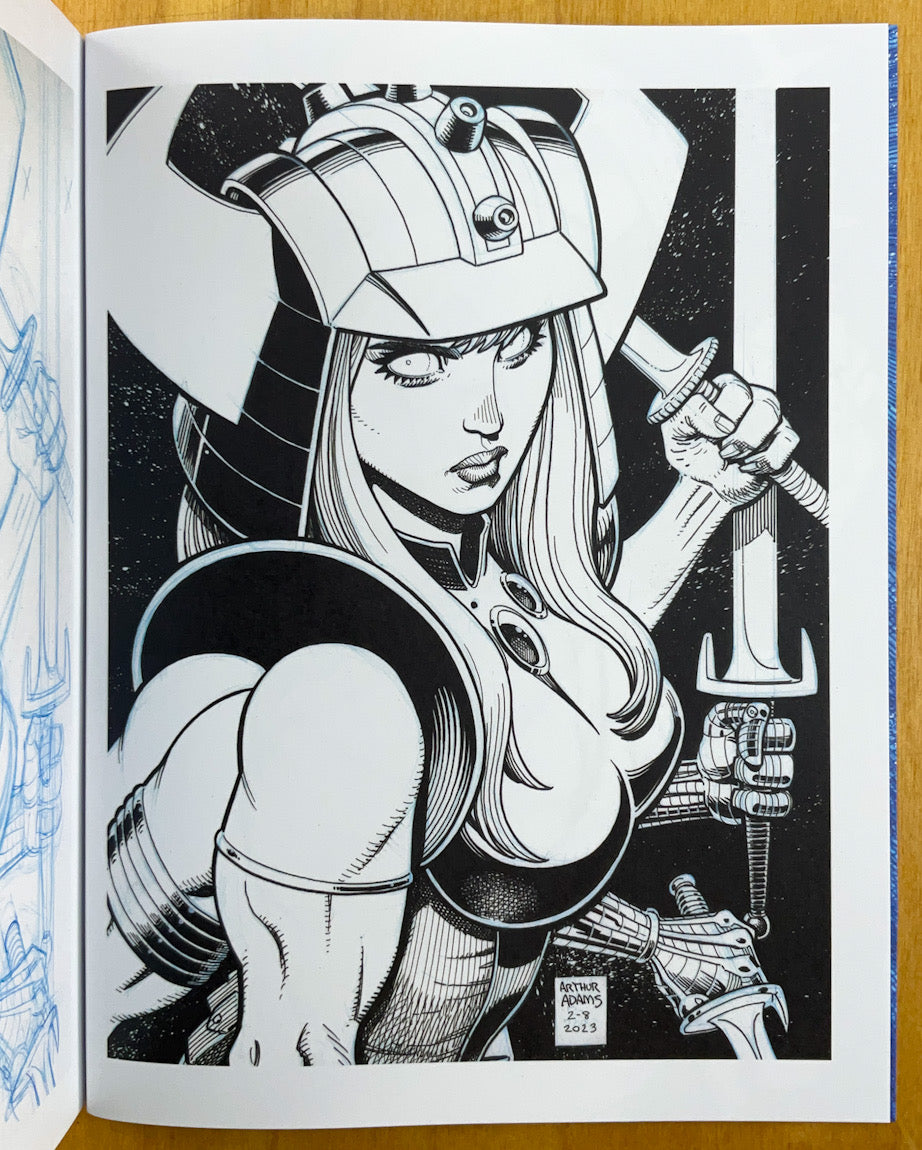 Arthur Adams 2025 Sketchbook - Signed & Numbered Foil Stamped Edition