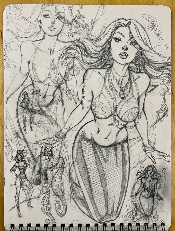 J. Scott Campbell's The Ruff Stuff Sketchbook Set of Volumes 3 and 4