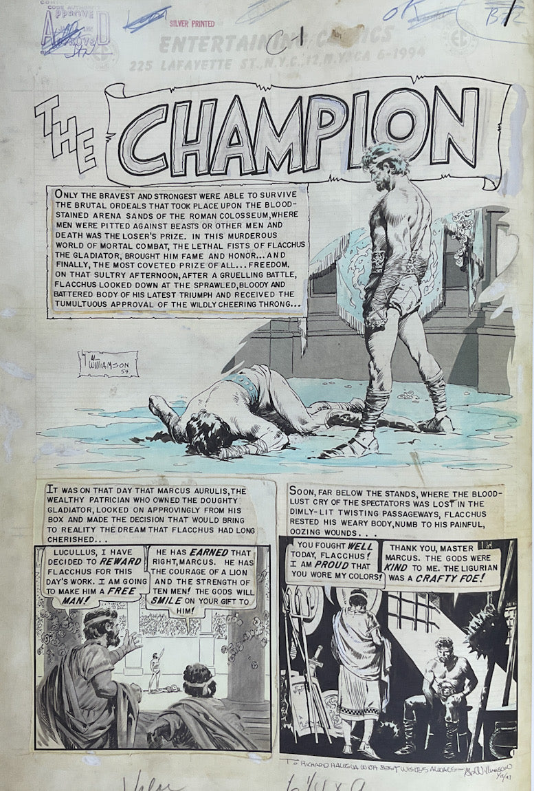 The Best of EC: Artist's Edition, Vol. 1 - First Printing