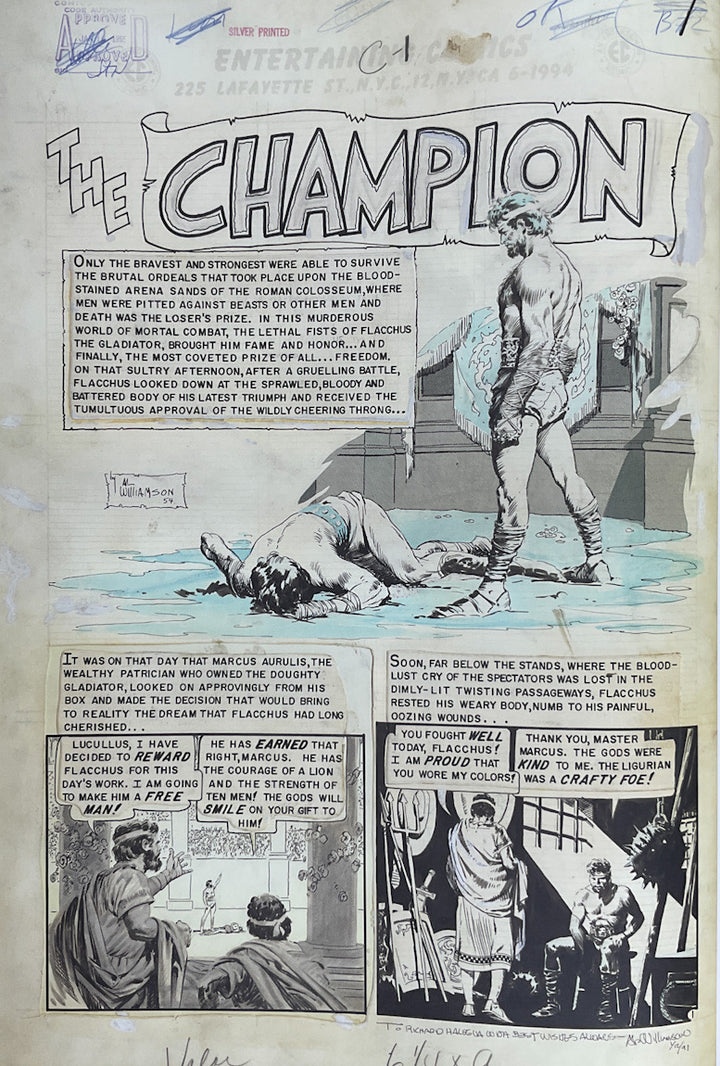 The Best of EC: Artist's Edition, Vol. 1 - First Printing