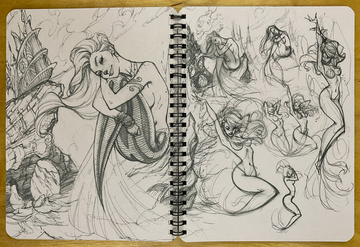 J. Scott Campbell's The Ruff Stuff Sketchbook Set of Volumes 1 and 2