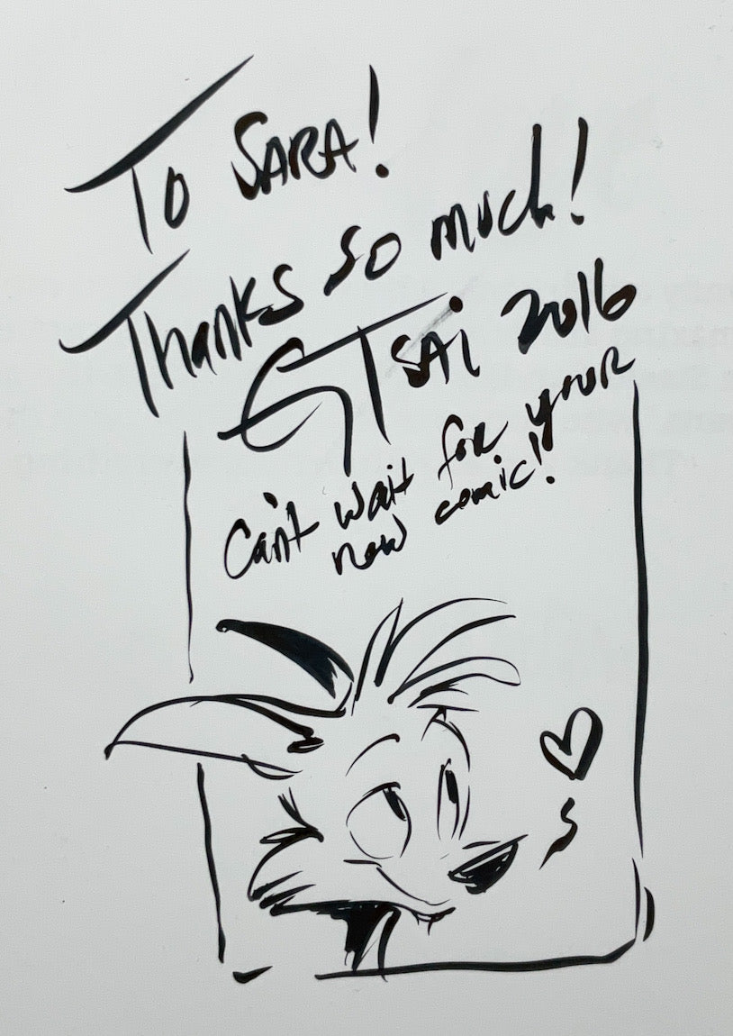 For the Love of Lines Vol. 3: Fish Out of Water - Inscribed with a Drawing
