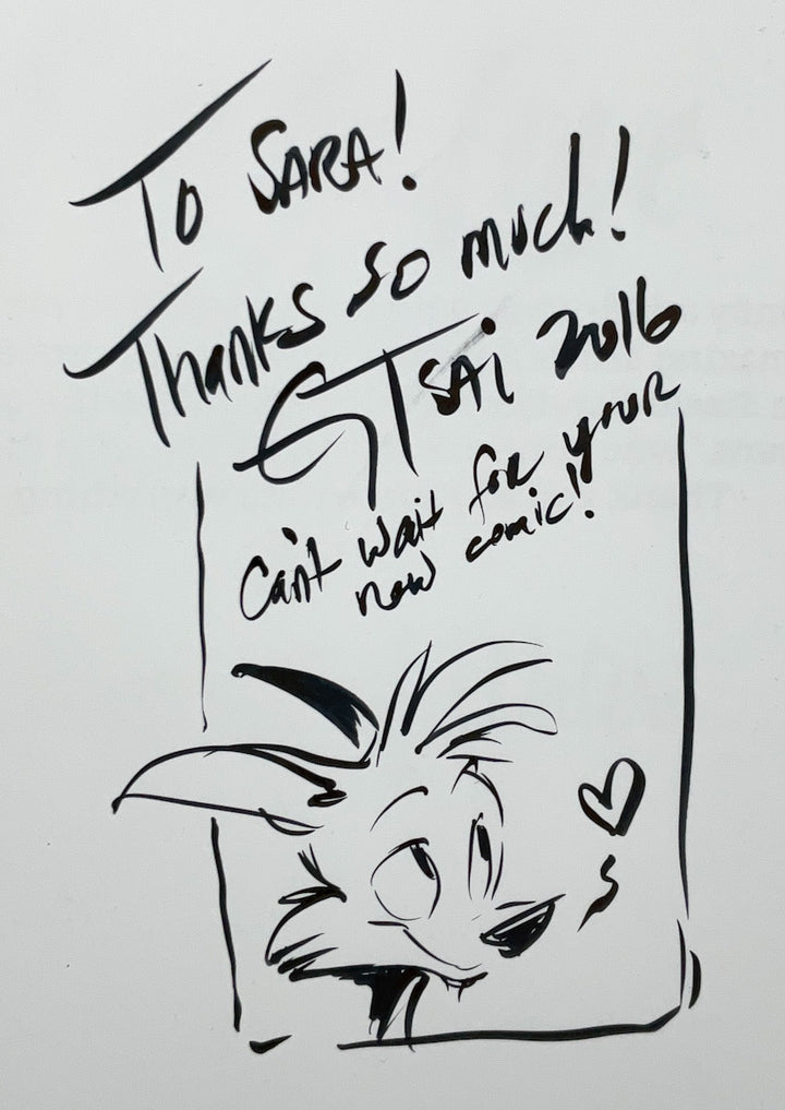 For the Love of Lines Vol. 3: Fish Out of Water - Inscribed with a Drawing