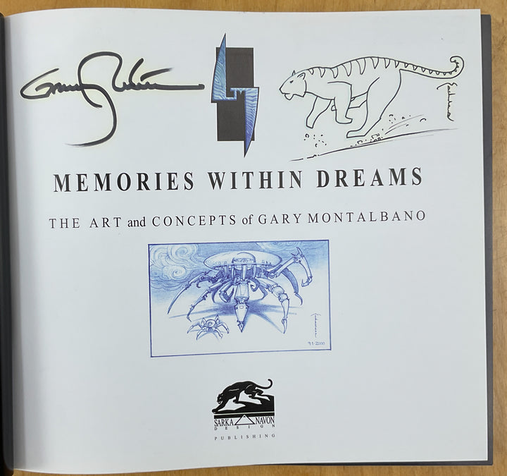Memories Within Dreams: The Art And Concepts Of Gary Montalbano - Softcover (Signed With A Drawing)