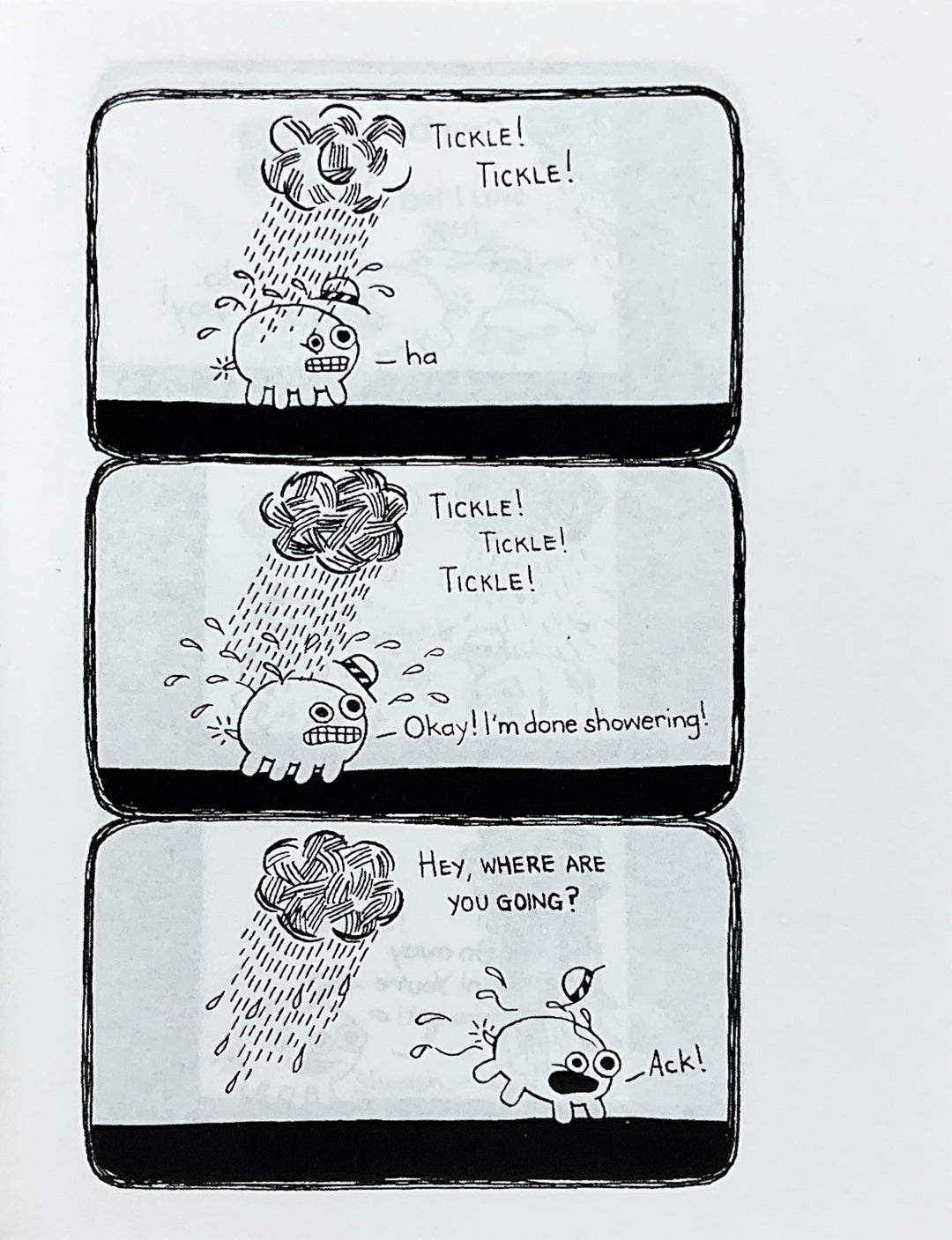 Mr. Boombha Goes for a Walk - Inscribed with a Drawing