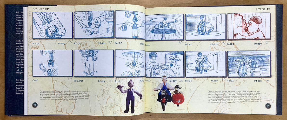Wallace & Gromit: A Close Shave Storyboard Collection – Stuart Ng