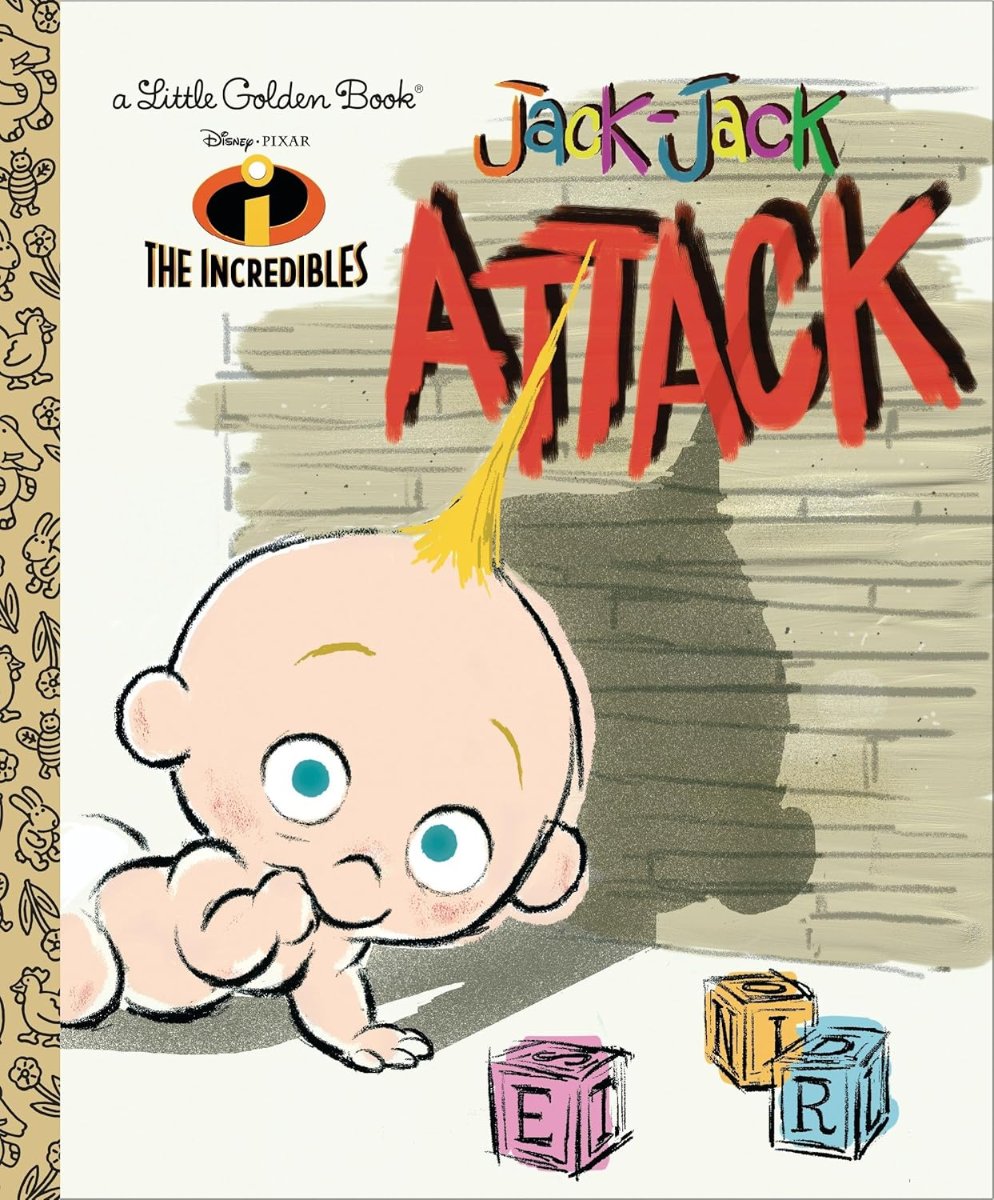 Jack-Jack Attack Little Golden Book - Signed