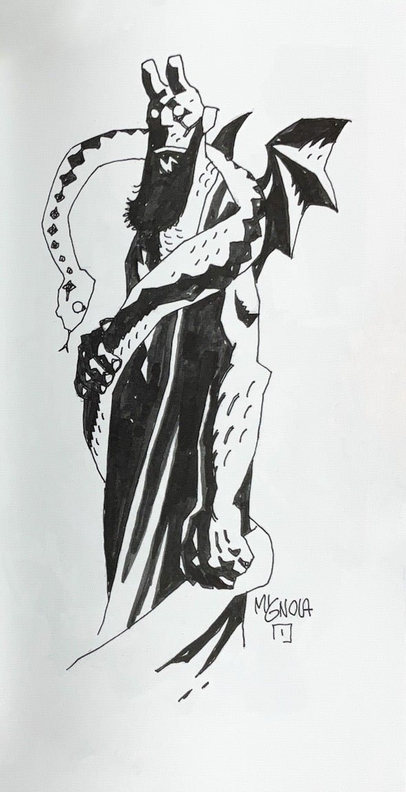 Hellboy 10th Anniversary 1994-2004: A Book of Drawings by Mike Mignola - Signed & Numbered